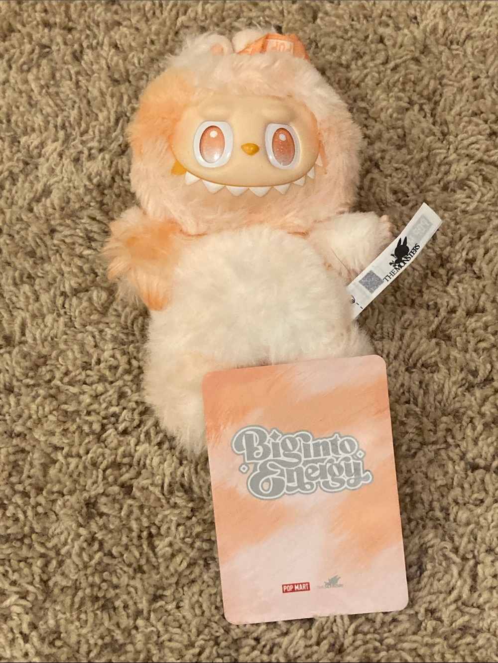 Big Into Energy Peach & Cream Plush by POP MART